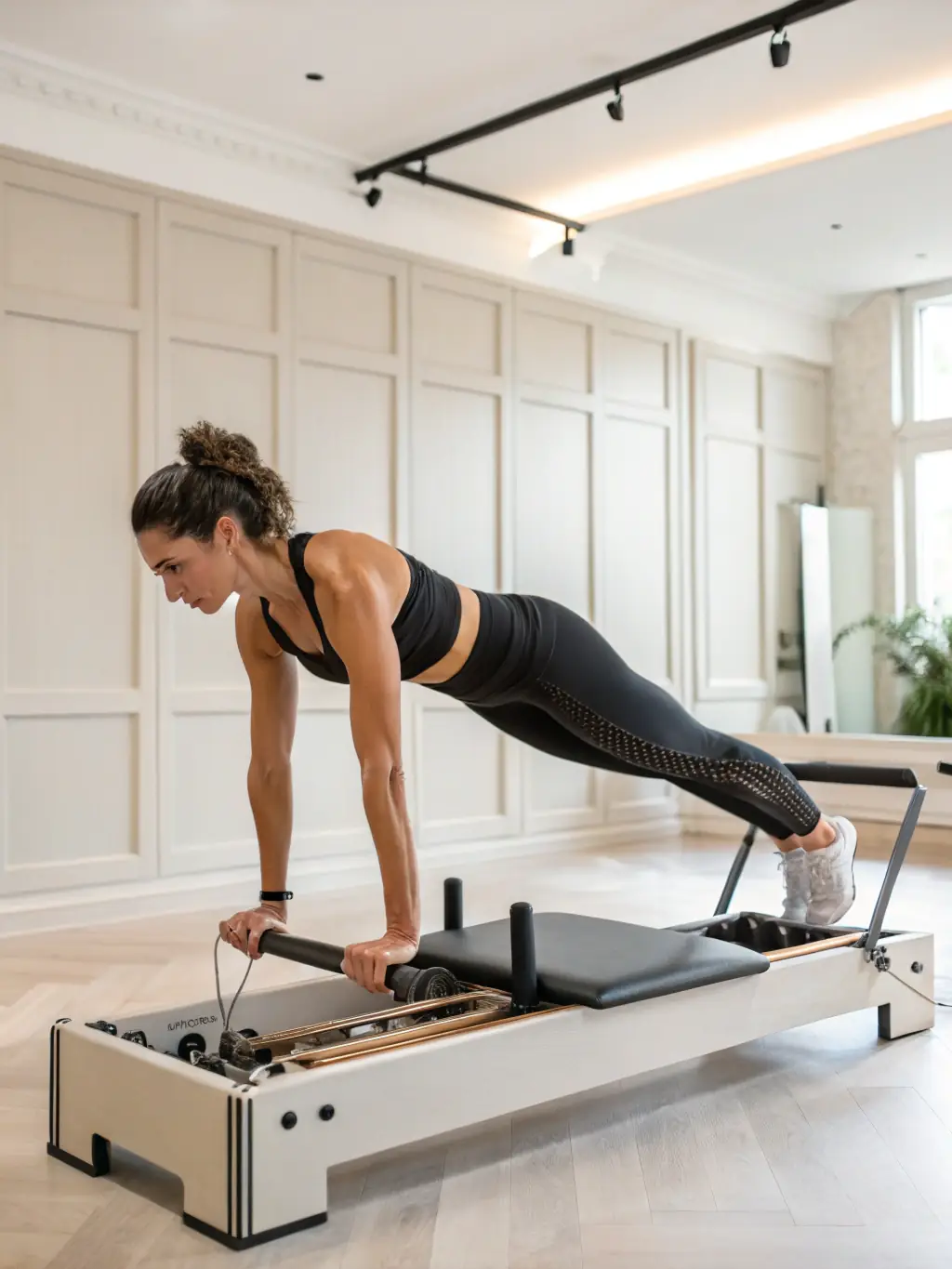 Image of a person doing core exercises with proper form, showcasing the 'Entrenamiento' category.